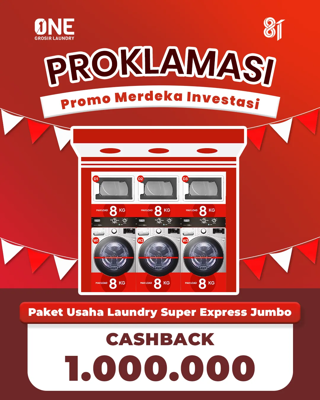 Promo Usaha Laundry Kiloan Terlengkap di Sidoarjo 